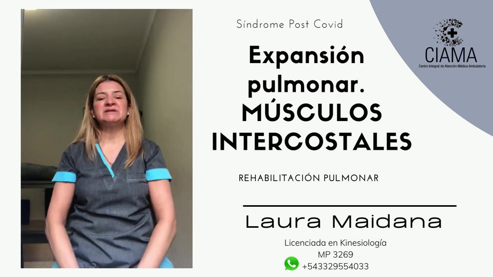 Expansión pulmonar. Músculos intercostales